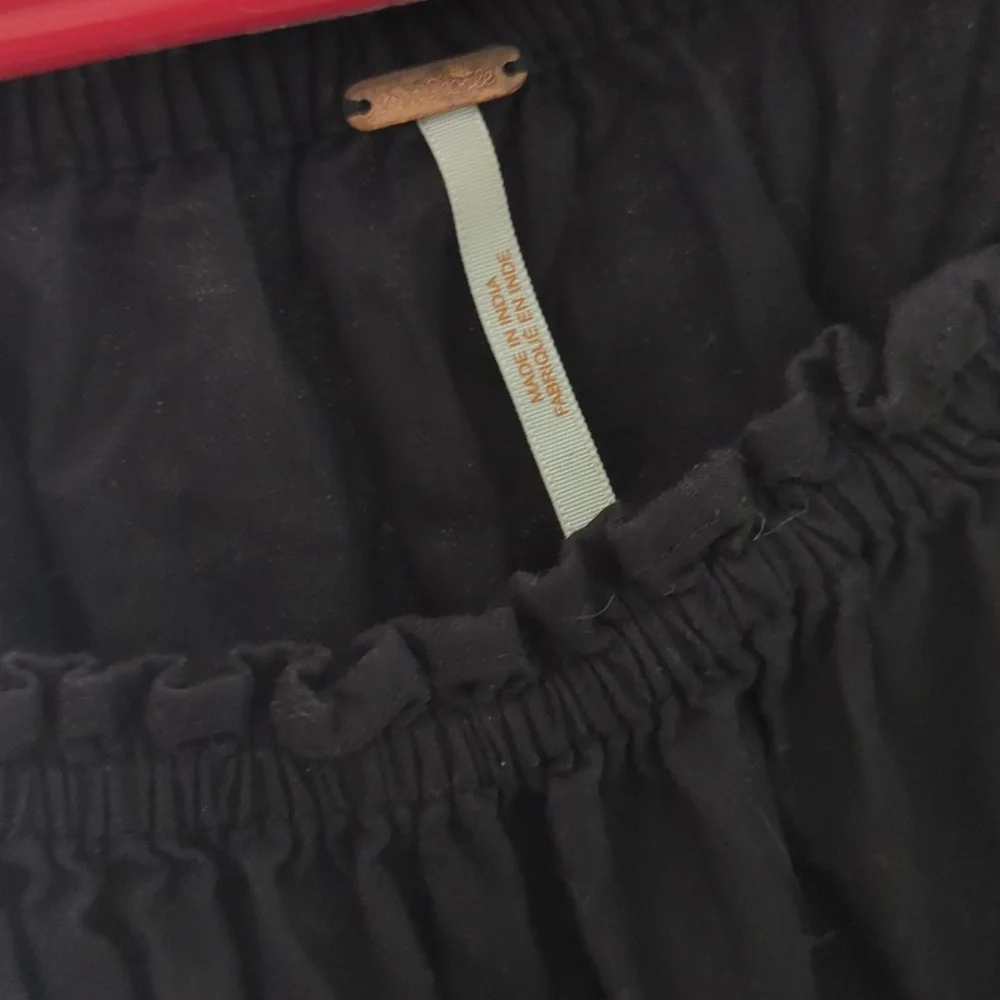 Free People Black Embroidered Gorgeous Dress M Medium Lk New - Picture 5 of 6